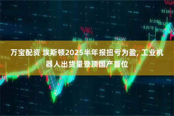 万宝配资 埃斯顿2025半年报扭亏为盈, 工业机器人出货量登顶国产首位