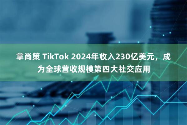 掌尚策 TikTok 2024年收入230亿美元，成为全球营收规模第四大社交应用